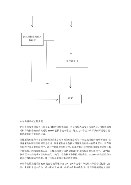 嵌入式系统——基于ARM的楼宇对讲系统设计.docx