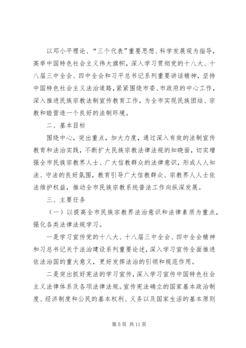 人防办年度普法工作计划范文.docx