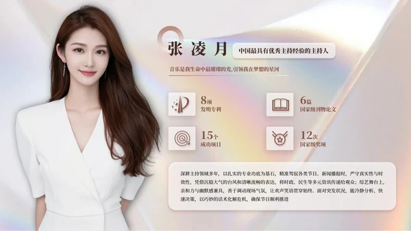 彩色弥散风个人介绍PPT版式合集