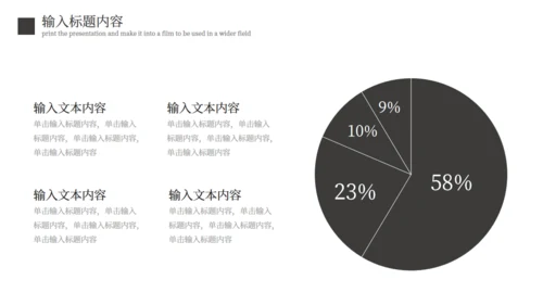 商务范黑色质感工作总结报告通用PPT模板