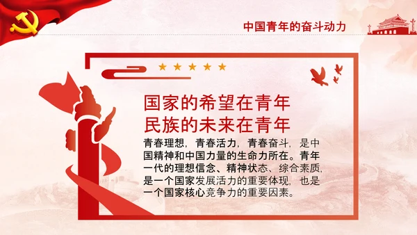 青年学习中国共产党成立100周年讲话PPT