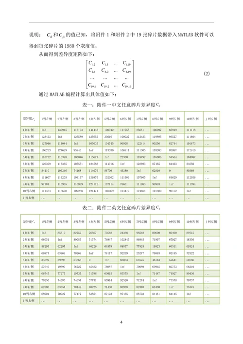碎纸片的拼接复原问题