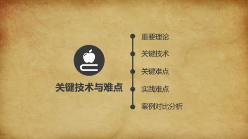 泛黄的牛皮纸背景论文答辩通用PPT免费模板