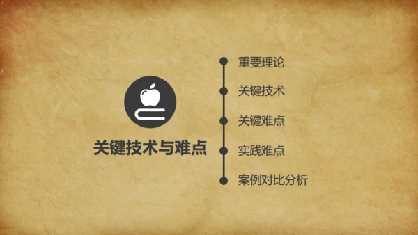 泛黄的牛皮纸背景论文答辩通用PPT免费模板