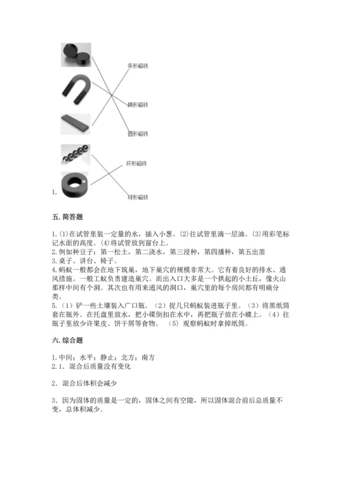 苏教版二年级下册科学期末测试卷含答案【a卷】.docx