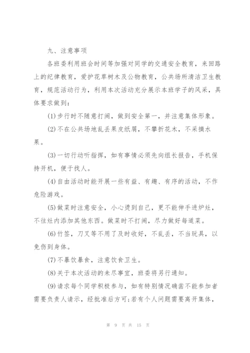 精彩踏青活动的策划方案.docx