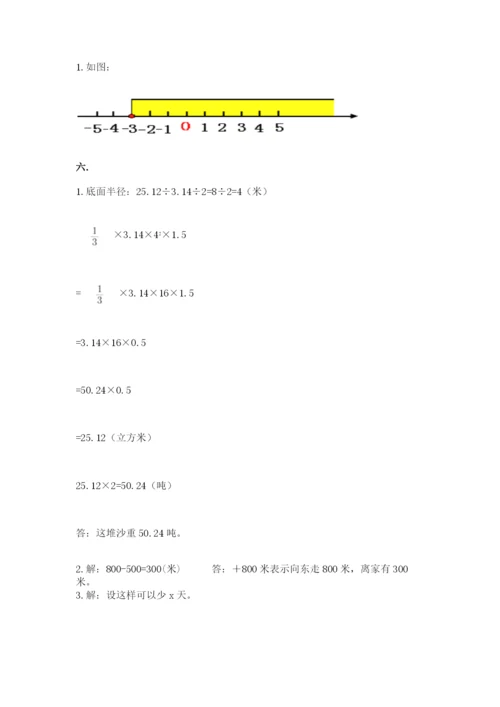 小学毕业班数学检测题含答案（实用）.docx