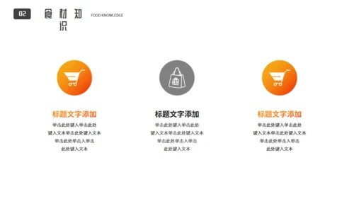 厨房食材料理制作知识分享通用PPT模板