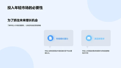 年轻人保险营销策略PPT模板