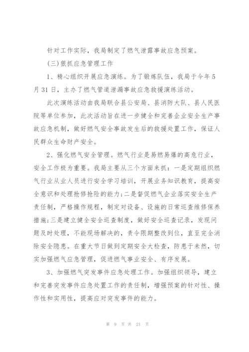 天然气公司个人年度总结5篇.docx