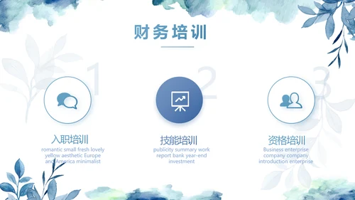 蓝色手绘小清新述职报告汇报计划PPT