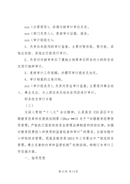 财务收支审计方案.docx