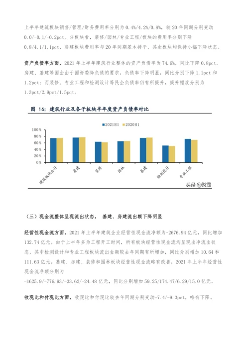 建筑行业中报总结-工程龙头增速较高-央企龙头优势加强.docx