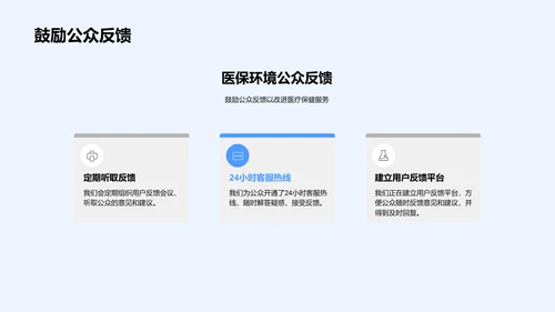 公众医保项目讲座PPT模板