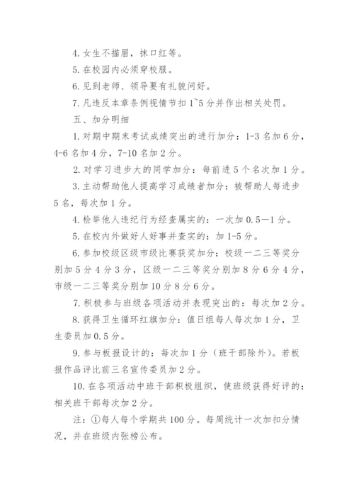 学校班级内部纪律管理规章制度.docx