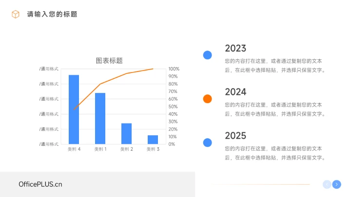 蓝橙插画互联网风年终总结汇报PPT模板