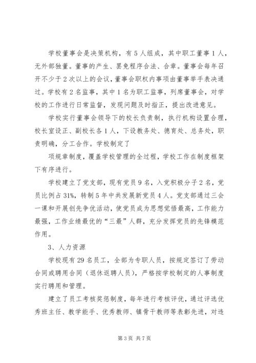 学校规范化建设自评报告 (6).docx