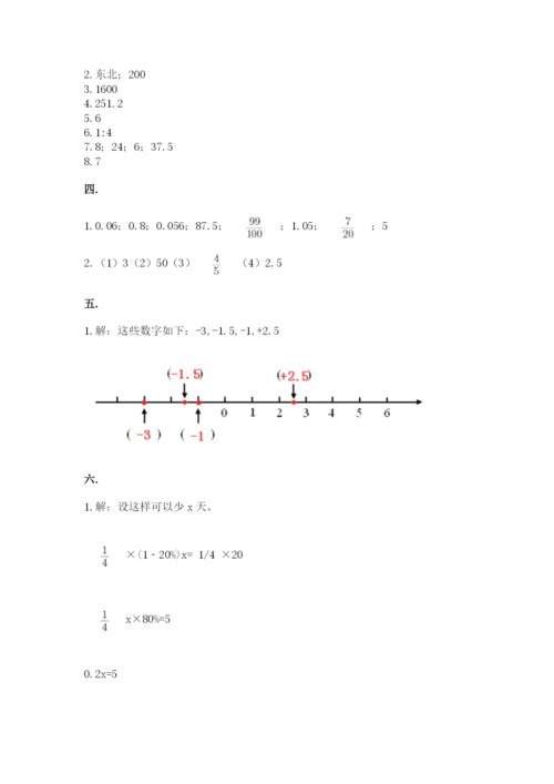 冀教版小升初数学模拟试题附答案【综合题】.docx