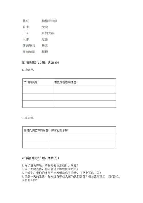 部编版四年级下册道德与法治《期末测试卷》及完整答案【考点梳理】.docx