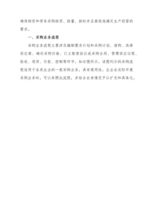 企业内部控制应用指引之采购业务.docx