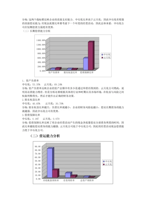 某公司财务报表及财务分析报告.docx