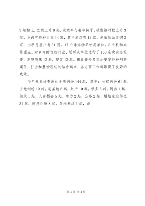 乡镇开展多元化矛盾纠纷解决机制专题调研的报告.docx