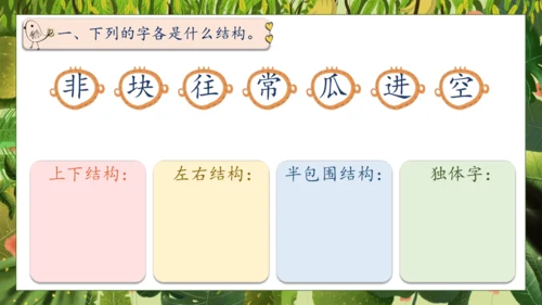 【核心素养】部编版语文一年级下册-17. 小猴子下山 第2课时（课件）