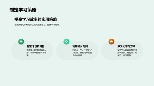 学习进展汇报PPT模板