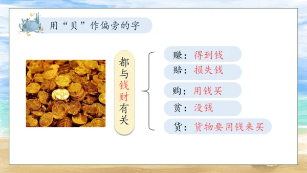 【核心素养】部编版语文二年级下册-识字3. “贝”的故事 第2课时（课件）