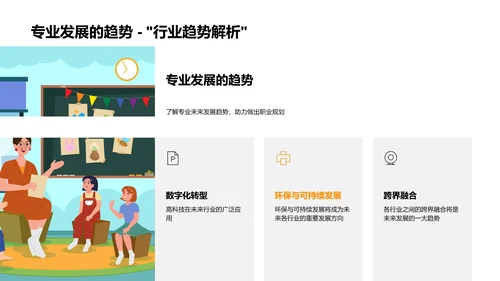 专业选择与规划讲解PPT模板