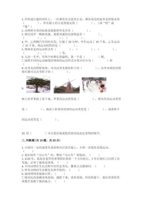 教科版小学科学三年级下册期末测试卷【考点精练】.docx