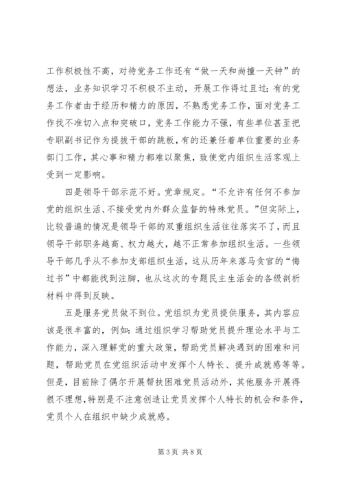 提高机关党内组织生活质量几点思考.docx