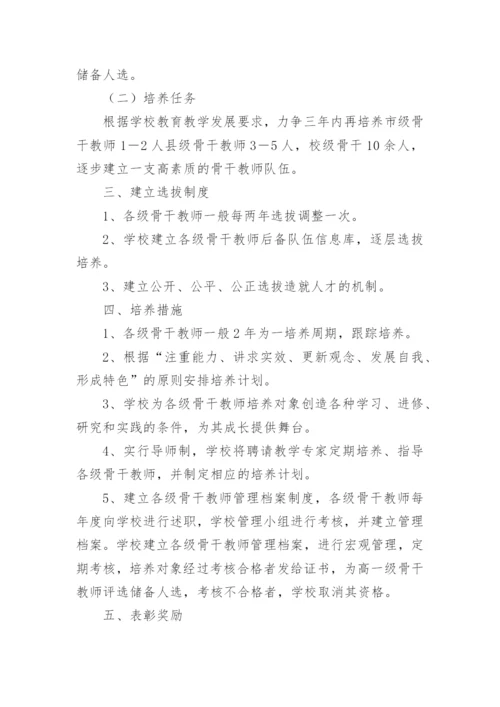 骨干教师培养计划.docx