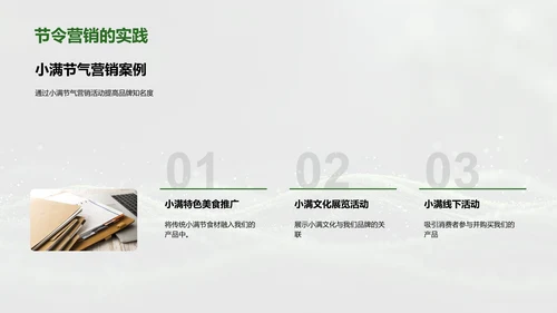 小满节气提升销售PPT模板