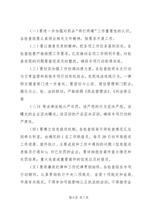 药品两打两建专项行动方案.docx