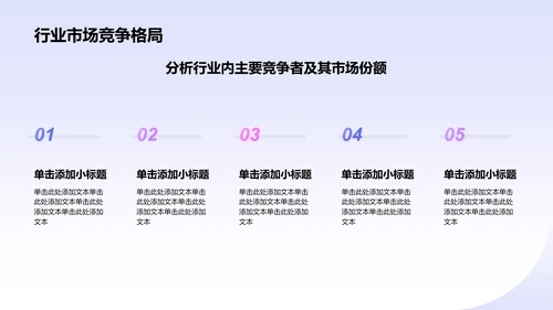 蓝色3D风数据分析报告PPT模板