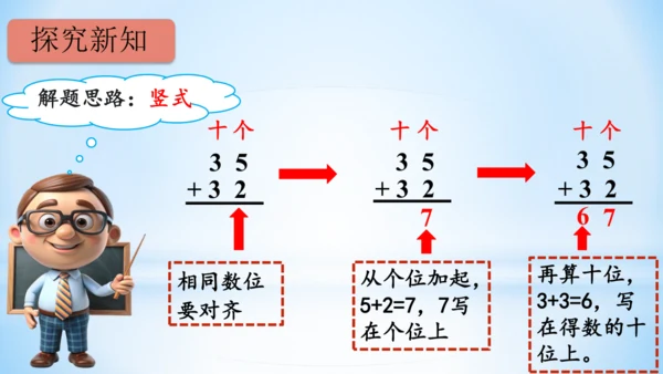 2.100以内的加法和减法（加法-不进位加）课件(共24张PPT)二年级上册数学人教版