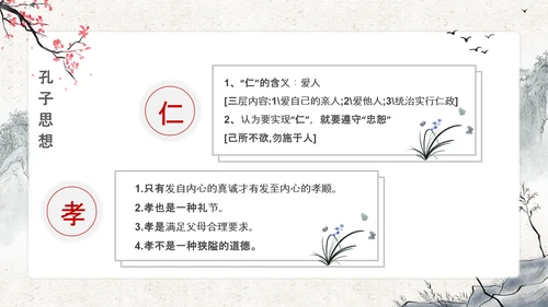 至圣孔子孔圣人儒家文化PPT模板