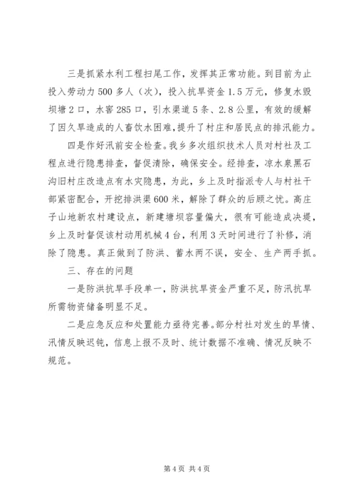 乡镇防汛活动工作汇报.docx