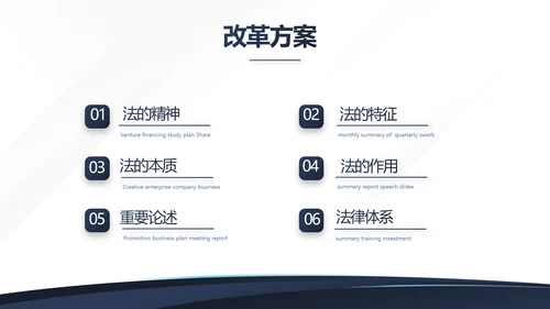 蓝色稳重霸气法律工作总结述职动态PPT模板