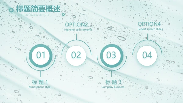 蓝色创意美容化妆品介绍工作总结PPT