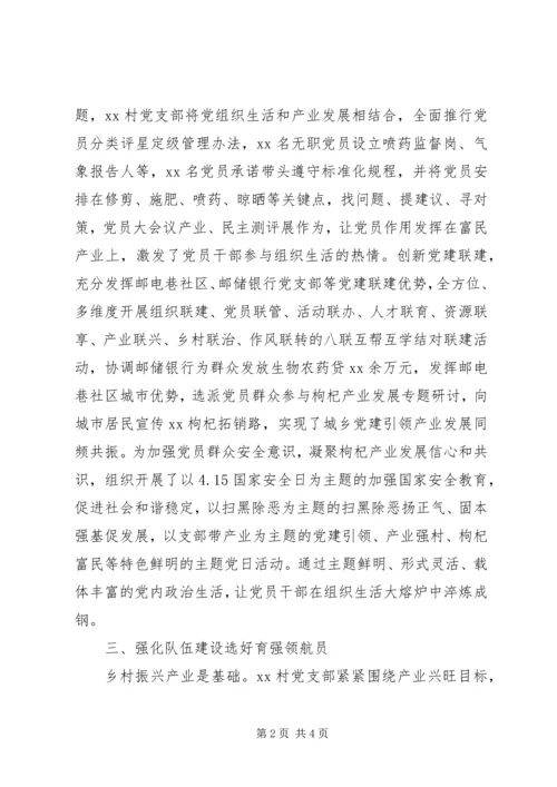 村党建引领脱贫攻坚典型经验.docx