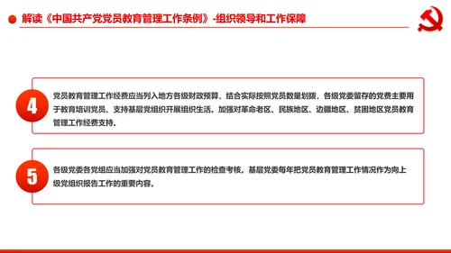 党员教育管理工作条例学习解读PPT模板