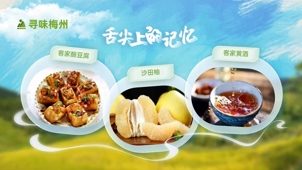 世界客都-梅州城市宣传片通用PPT模板