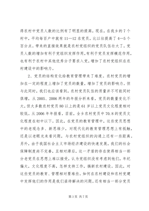当前农村党员教育管理面临的情况分析与对策 (2).docx