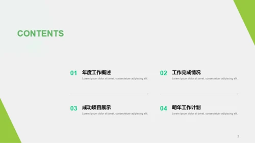 绿色清新环境科研研究报告PPT模板