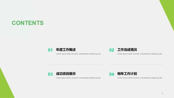 绿色清新环境科研研究报告PPT模板
