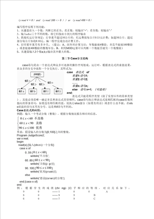 中学信息学奥赛培训教程Pascal