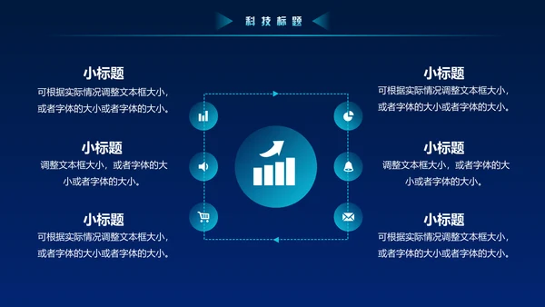 蓝色科技风大数据动态粒子风量子通用PPT模板