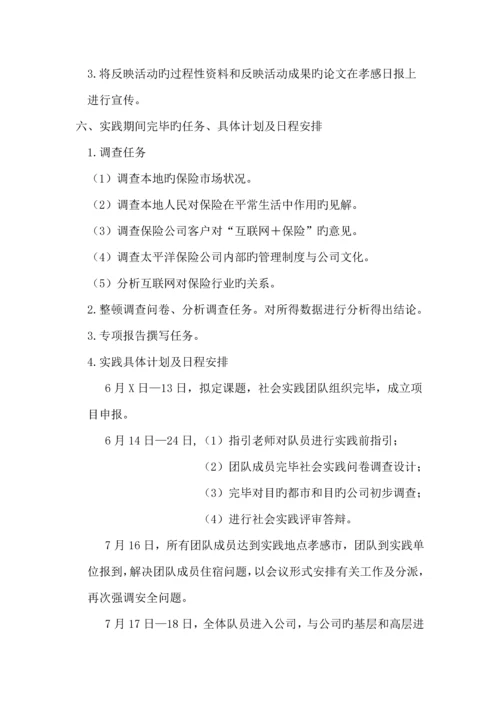 暑期社会实践团队活动计划.docx
